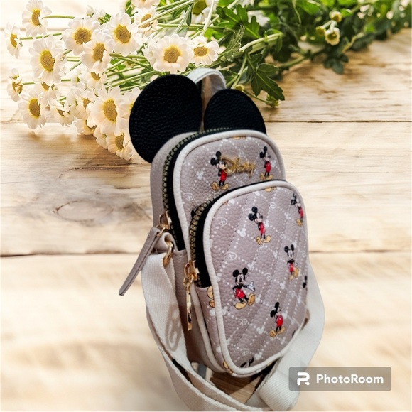 NWT Disney Mickey Mouse Monogram Crossbody - Picture 7 of 10